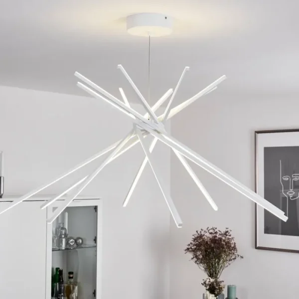 hofstein Plafonnier Teles LED Blanc, 1 lumière* Lampes Modernes