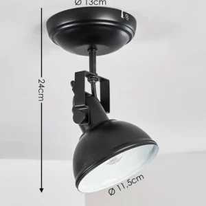 hofstein Plafonnier Tina Noir, 1 lumière* Lampes Modernes