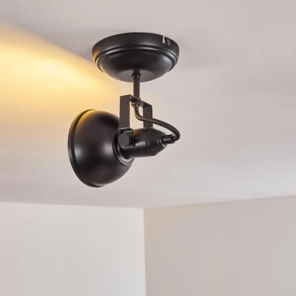 hofstein Plafonnier Tina Noir, 1 lumière* Lampes Modernes