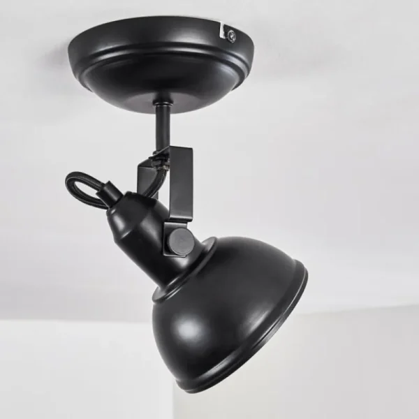 hofstein Plafonnier Tina Noir, 1 lumière* Lampes Modernes
