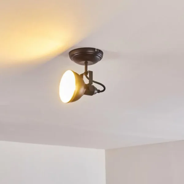 hofstein Plafonnier Tina Noir, 1 lumière* Lampes Modernes