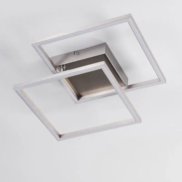 hofstein Plafonnier Torres LED Blanc, 2 lumières* Lampes Modernes