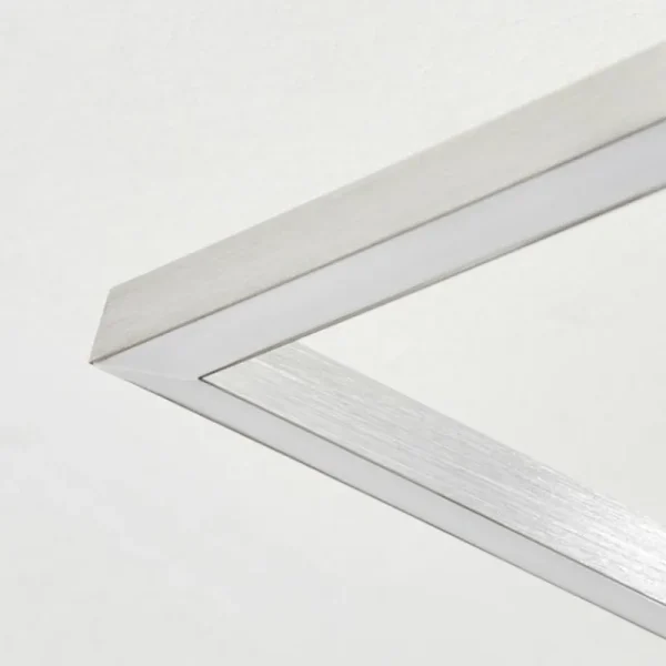 hofstein Plafonnier Torres LED Nickel mat, 2 lumières, Télécommandes* Lampes Modernes