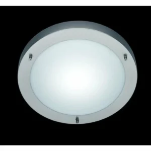 Luminaires Trio Plafonnier Trio 6801 Nickel mat, 1 lumière* Lampes En Verre