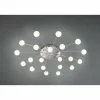 Luminaires Trio Plafonnier Trio Bullet LED Nickel mat, 21 lumières* Lampes En Verre