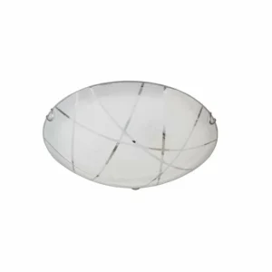 Luminaires Trio Plafonnier Trio Leuchten SANDRINA Blanc, 2 lumières* Lampes En Verre