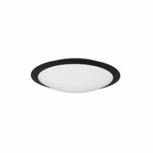 Luminaires Trio Plafonnier Trio Umberto LED Noir, 1 lumière* Lampes En Verre