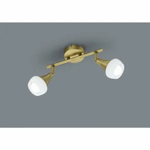 Luminaires Trio Plafonnier Trio-Leuchten Trumpet Laiton, 2 lumières* Lampes En Verre