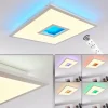 hofstein Plafonnier Turbalá LED Blanc, 2 lumières, Télécommandes, Changeur de couleurs* Lampes Modernes