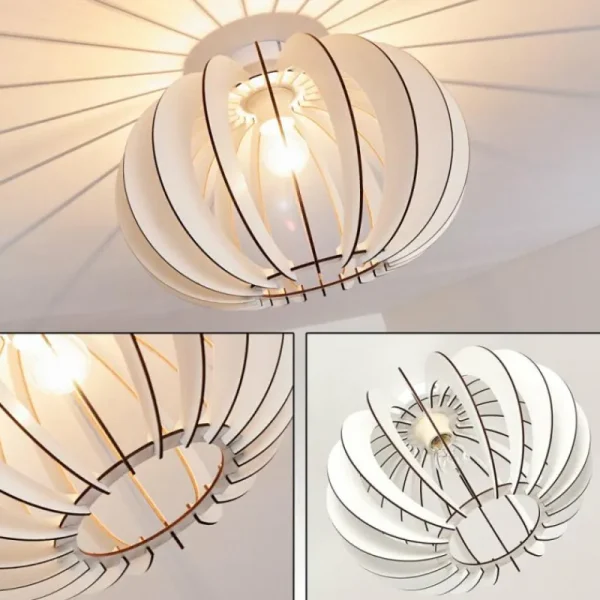 hofstein Plafonnier Valkom Blanc, 1 lumière* Lampes Modernes