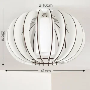 hofstein Plafonnier Valkom Blanc, 1 lumière* Lampes Modernes