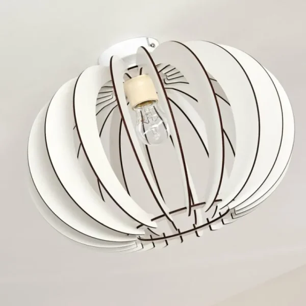 hofstein Plafonnier Valkom Blanc, 1 lumière* Lampes Modernes