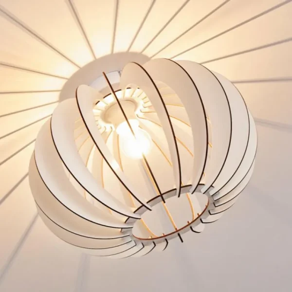 hofstein Plafonnier Valkom Blanc, 1 lumière* Lampes Modernes