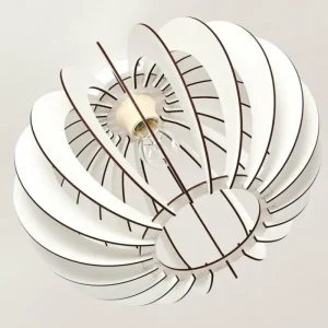 hofstein Plafonnier Valkom Blanc, 1 lumière* Lampes Modernes