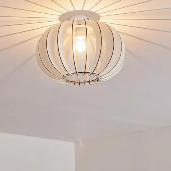 hofstein Plafonnier Valkom Blanc, 1 lumière* Lampes Modernes