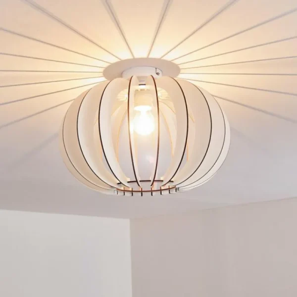 hofstein Plafonnier Valkom Blanc, 1 lumière* Lampes Modernes