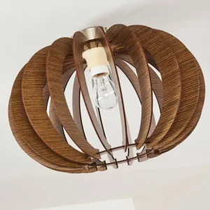 hofstein Plafonnier Valkom Brun, 1 lumière* Lampes Modernes