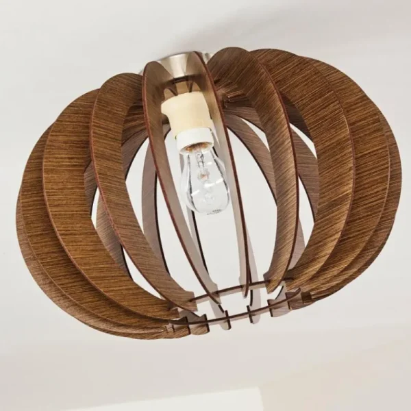 hofstein Plafonnier Valkom Brun, 1 lumière* Lampes Modernes