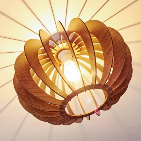 hofstein Plafonnier Valkom Brun, 1 lumière* Lampes Modernes