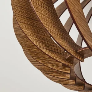 hofstein Plafonnier Valkom Brun, 1 lumière* Lampes Modernes