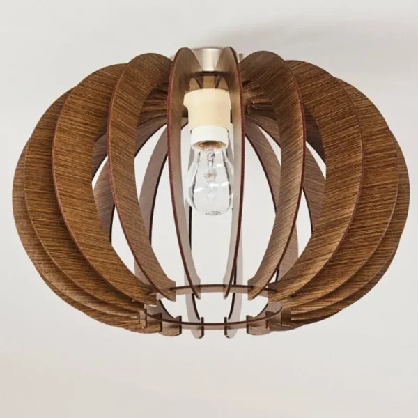 hofstein Plafonnier Valkom Brun, 1 lumière* Lampes Modernes