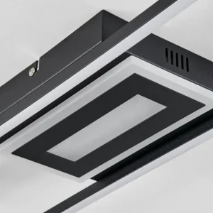 hofstein Plafonnier Vaseux LED Noir, Blanc, 1 lumière* Lampes Modernes