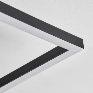 hofstein Plafonnier Vaseux LED Noir, Blanc, 1 lumière* Lampes Modernes