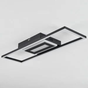 hofstein Plafonnier Vaseux LED Noir, Blanc, 1 lumière* Lampes Modernes