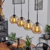 hofstein Plafonnier Verre 20 cm Koyoto Ambre, 4 lumières* Lampes En Verre