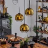 hofstein Plafonnier Verre 20 cm Koyoto Or, Clair, 3 lumières* Lampes En Verre