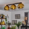 hofstein Plafonnier Verre 30 cm Koyoto Or, Clair, 3 lumières* Lampes En Verre