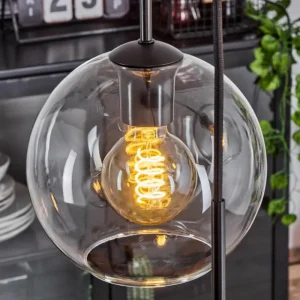 hofstein Plafonnier Verre 20 cm Koyoto Clair, 3 lumières* Lampes En Verre