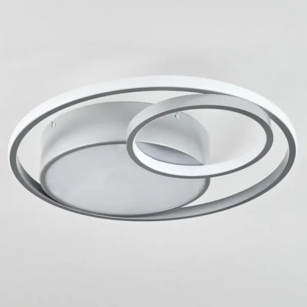 hofstein Plafonnier Vignier LED Titane, 1 lumière* Lampes Modernes