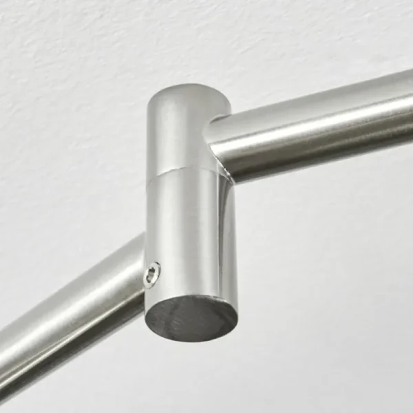 hofstein Plafonnier Villenauxe LED Nickel mat, 6 lumières* Lampes Modernes