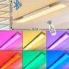 hofstein Plafonnier Voisines LED Blanc, 1 lumière, Télécommandes, Changeur de couleurs* Lampes Modernes