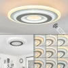 hofstein Plafonnier Wawo LED Blanc, 1 lumière, Télécommandes* Lampes Modernes