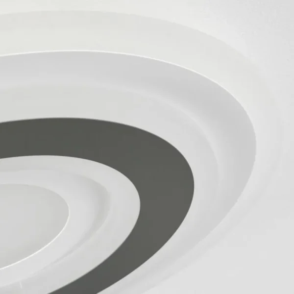hofstein Plafonnier Wawo LED Blanc, 1 lumière, Télécommandes* Lampes Modernes