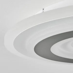 hofstein Plafonnier Wawo LED Blanc, 1 lumière, Télécommandes* Lampes Modernes