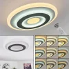 hofstein Plafonnier Wawo LED Gris, Blanc, 1 lumière, Télécommandes* Lampes Modernes