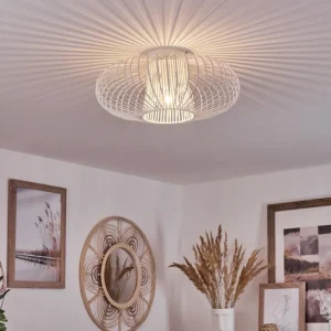hofstein Plafonnier Wemude Blanc, 1 lumière* Lampes Modernes