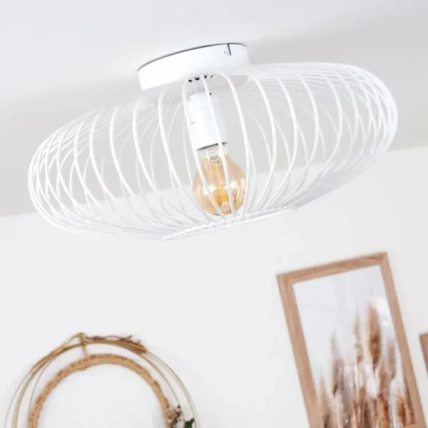 hofstein Plafonnier Wemude Blanc, 1 lumière* Lampes Modernes