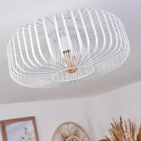 hofstein Plafonnier Wemude Blanc, 1 lumière* Lampes Modernes