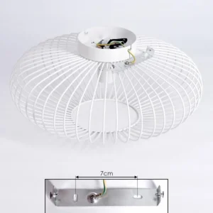 hofstein Plafonnier Wemude Blanc, 1 lumière* Lampes Modernes