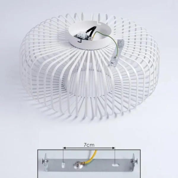 hofstein Plafonnier Wemude Blanc, 1 lumière* Lampes Modernes
