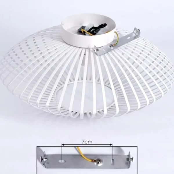 hofstein Plafonnier Wemude Blanc, 1 lumière* Lampes Modernes