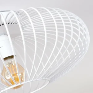 hofstein Plafonnier Wemude Blanc, 1 lumière* Lampes Modernes