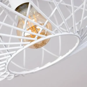 hofstein Plafonnier Wemude Blanc, 1 lumière* Lampes Modernes