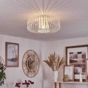 hofstein Plafonnier Wemude Blanc, 1 lumière* Lampes Modernes