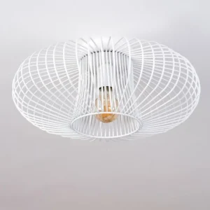 hofstein Plafonnier Wemude Blanc, 1 lumière* Lampes Modernes