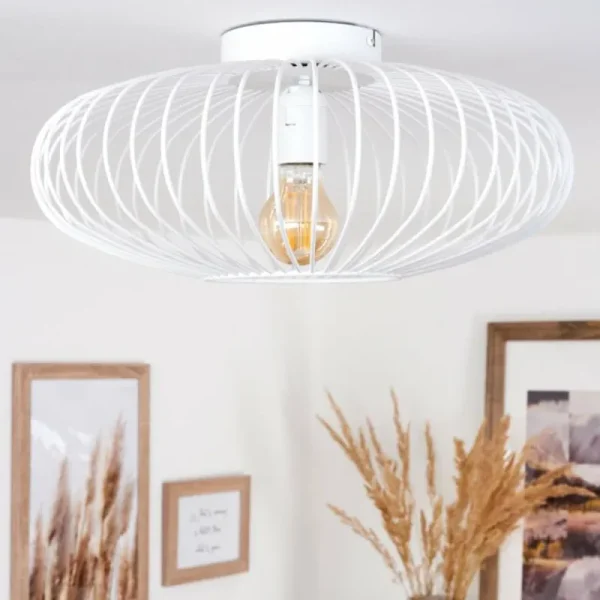 hofstein Plafonnier Wemude Blanc, 1 lumière* Lampes Modernes